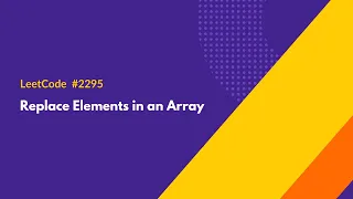 Replace Elements in an Array - LeetCode 2295