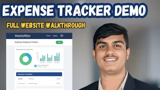 Expense Tracker Website By using html css js and for backend flask