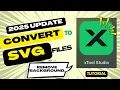XTool Studio 2025 Software Tutorial Convert JPEG to Vector SVG Remove Background for Engraving