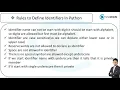 identifiers in python Rules to define identifier Example in python