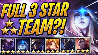 My ENTIRE TEAM Is 3 STARRED Hyper Roll Protector TFT Set 3 Teamfight Tactics Galaxies 