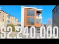 TOURING A RARE NEW SINGLE FAMILY HOME IN EDGEWATER NJ WITH NYC VIEWS