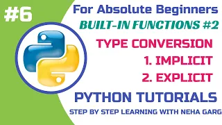 Type casting in Python Implicit and Explicit Type Casting Python Tutorials-Class 11 12 CS