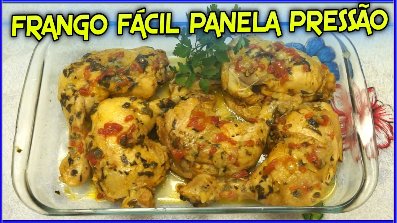 FRANGO FÁCIL NA PRESSÃO (VEJA COMO FAZER)