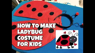 EASY TO MAKE LADY BUG COSTUME FOR KIDS