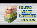 Everyone is buying these Stackable 8-Pack Fridge Organizer Bins from Amazon - See Why