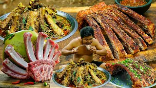 TOP 3 Kind Of Delicious Pork Ribs Recipe | Cooking By ARS Primitive Cooking