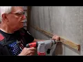 Furring Strips on Concrete Wall