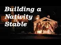 Building A Nativity Manger Stable Christmas Outdoor Display Recycled Fence Lumber Awesome Results