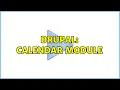 Drupal Calendar module