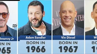 Hollywood Actors Born Every Year 1985-2005