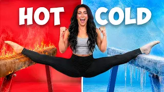 HOT vs COLD Gymnastics Challenge!
