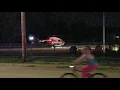 OSF Lifeflight 2 taking off from Pekin IL