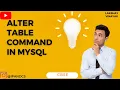 alter table command in DDL class 12 ip cs computer Science