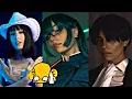 mimisemaan Casually Shapeshifting into Anime Characters Tiktok cosplay compilation