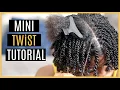 Super MINI TWIST on Natural Hair