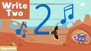 Write 2 Two - Number Formation Song
