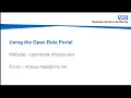 NHSBSA Open Data Portal - Using the Open Data Portal