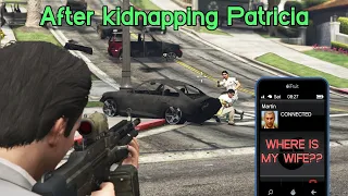what happens if michael and trevor visit los santos after kidnapping madrazos wife