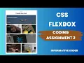Coding Assignment 2 Popular Blog CSS Flexbox Responsive Web Design using Flexbox
