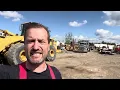 Staging at AGE auto salvage yard