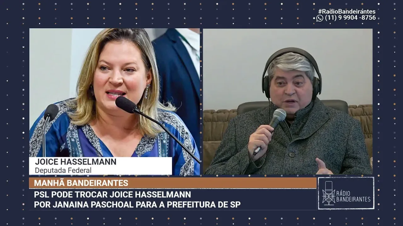 JOICE RESPONDE SE ACEITARIA BOLSONARO NO PSL | MANHÃ BANDEIRANTES