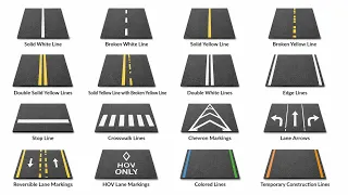 Every Road Line Explained Solid Broken Yellow White Driving Rules You Must Know