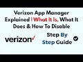 Verizon App Manager Explained What It Is What It Does How To Disable