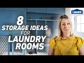 8 Storage Ideas for Laundry Rooms and Mudrooms Lowe s Design Basics