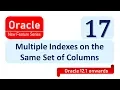 Oracle New feature 12c - Multiple Index on same column in oracle