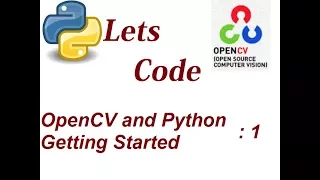 Python OpenCV ImageProcessing GettingStarted