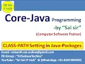112 CLASS-PATH Setting in Java-Packages Accessing Packages Sub-Packages from Another Folder