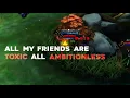 DJ TOXIC FRIEND X I LOVE YOU JANGAN BEGITU YA LAIN KALI || MOBILE LEGEND || LIRIK LAGU
