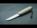 Lagu Knife Making - White Bone Puukko