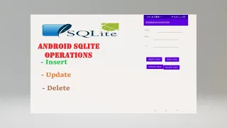 how to insert delete and update in SQLite database using android