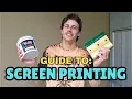 The Full Guide to Screen Printing at Home