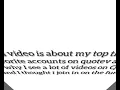 Top three favorite accounts on quotev