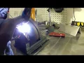Lagu TIG welding v-band flange to Holset turbine housing - V-panta tigillä Holsettiin
