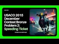 USACO Speeding Ticket Walkthrough Java