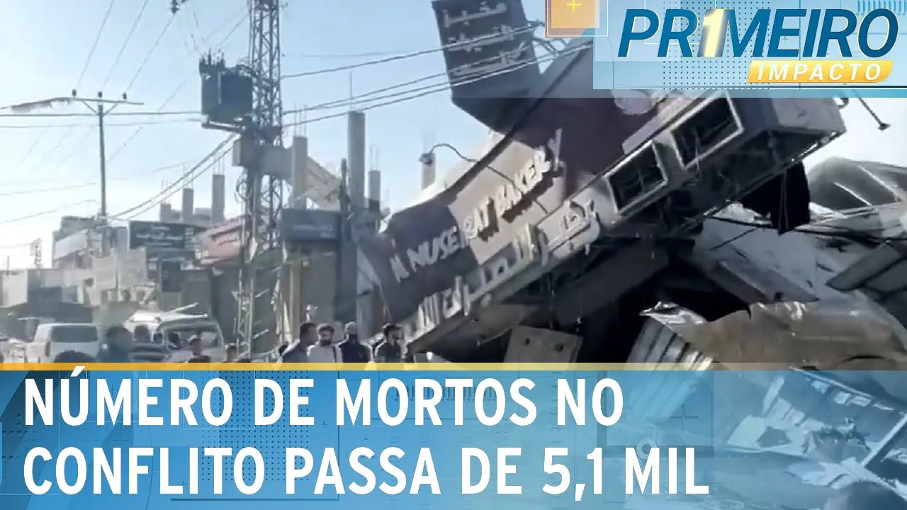 Correspondente mostra "quarto do pânico"em cidade israelense | Primeiro Impacto (19/10/23)