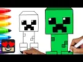 How To Draw Minecraft Creeper