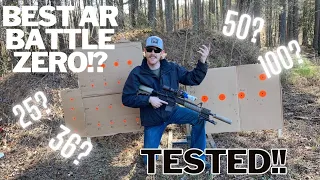 Best AR Battle Zero 25yd 36yd 50yd 100yd Compare