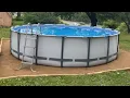 A Very Nice Coleman 18 x 48 Power Steel Frame Above Ground Swimming Pool Set Review