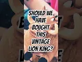Download Lagu VINTAGE LION KING REGRETS? #viralshorts #shorts