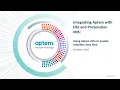 Integrating Aptem with EBS and ProSolution MIS