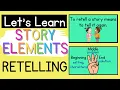 Comprehension Story Elements Retelling
