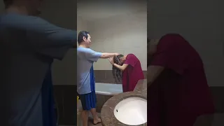 روتيني اليومي دش حمام 