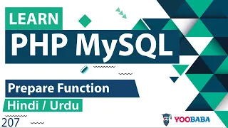 PHP MySQLi Prepare Function Tutorial in Hindi Urdu