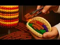 Lagu LEGO Cheesy Grilled Chicken Shawarma on Open Fire hit the SPOT Outdoor Cooking Recipes IRL ASMR