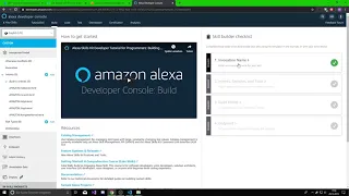 PART 2 - ALEXA SKILL Create a Custom Alexa Skill and connect it to a Gadget C AWS Lambda